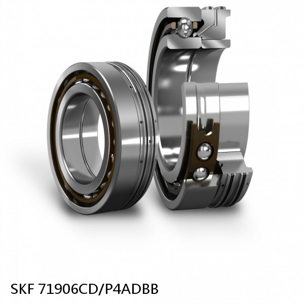 71906CD/P4ADBB SKF Super Precision,Super Precision Bearings,Super Precision Angular Contact,71900 Series,15 Degree Contact Angle