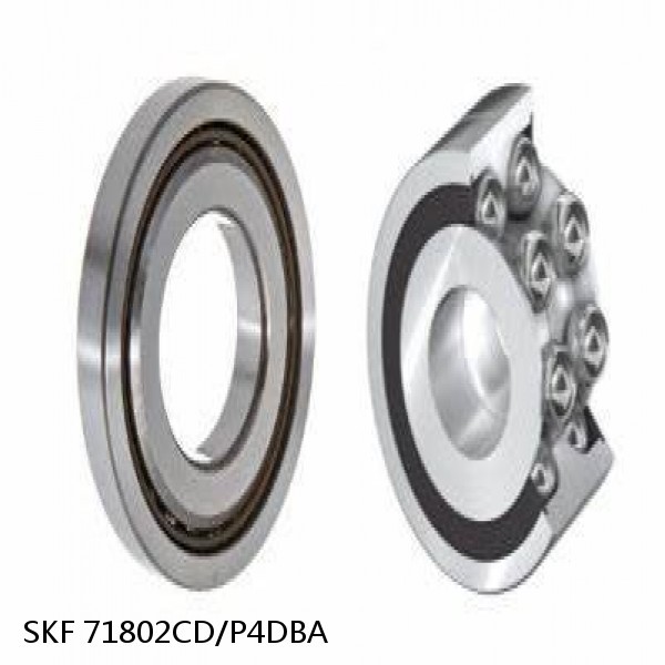 71802CD/P4DBA SKF Super Precision,Super Precision Bearings,Super Precision Angular Contact,71800 Series,15 Degree Contact Angle