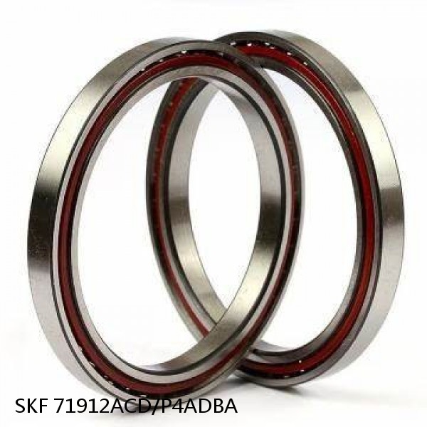 71912ACD/P4ADBA SKF Super Precision,Super Precision Bearings,Super Precision Angular Contact,71900 Series,25 Degree Contact Angle