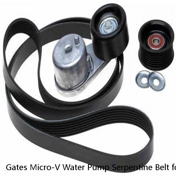 Gates Micro-V Water Pump Serpentine Belt for 2001-2004 Ford Escape 3.0L V6 xd